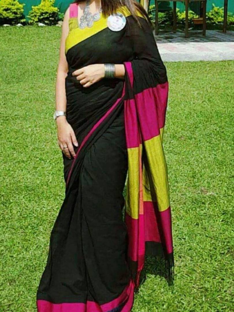 Handloom Khadi Coton Saree