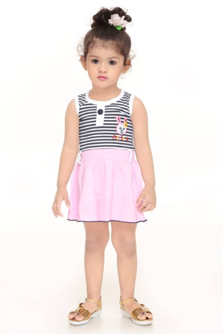 JUST TRENDY COTTON DRESS FOR GIRLS