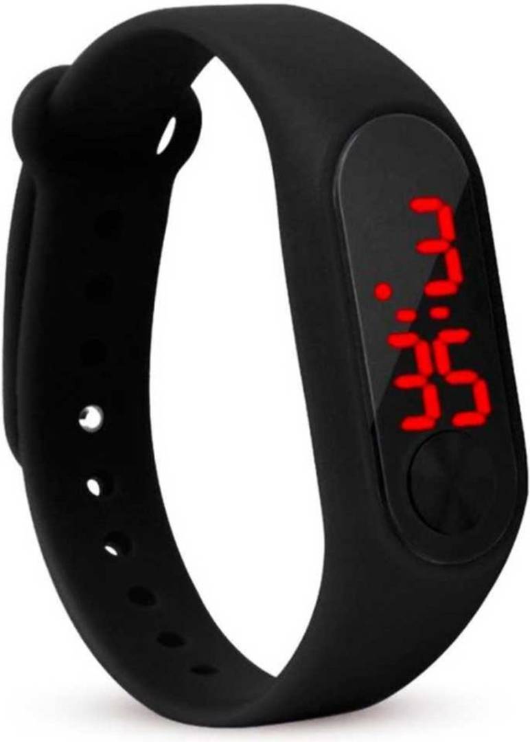 LED Digital M2 Black Multicolor Unisex Wrist Digital Watch M2 Black Digital Watch - For Boys & Girls