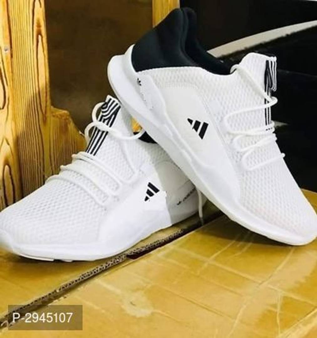 Ultra Lite White Mesh Sports Sneaker Shoes