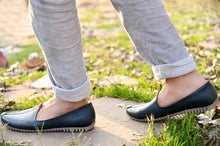 Load image into Gallery viewer, Men&#39;s Blue Synthetic Leather Solid Casual Shoes
