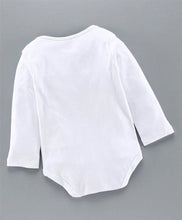 Load image into Gallery viewer, Infants White 
Cotton

 Printed Bodysuit
